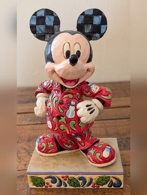Disney Traditions Jim Shore Mickey Mouse Magical Morning Like New